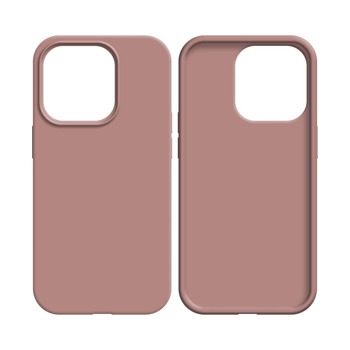 Silicone Case Compatible for Apple iPhone 15 Pro Max (#6) Pink